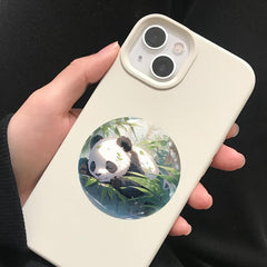 50pcs World In Glass Ball Stickers DIY Waterproof Stickers