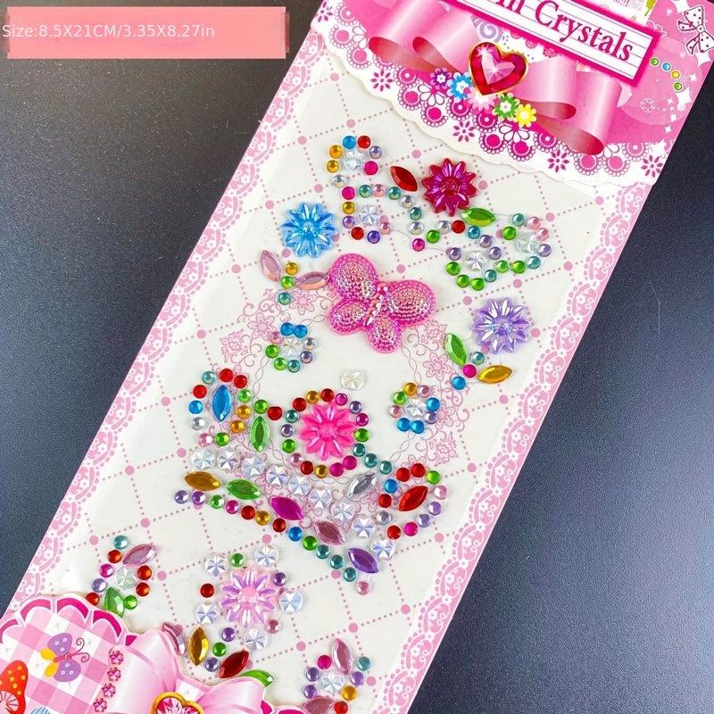 DIY Gem Crystal Acrylic Rhinestone Stickers