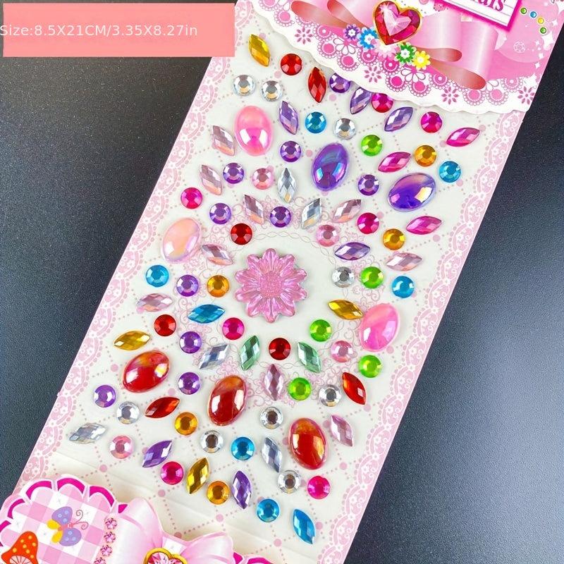 DIY Gem Crystal Acrylic Rhinestone Stickers