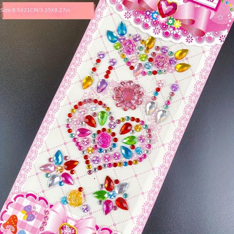 DIY Gem Crystal Acrylic Rhinestone Stickers