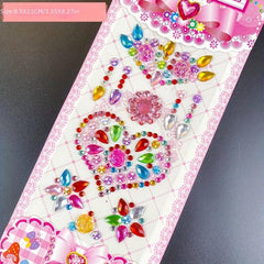 DIY Gem Crystal Acrylic Rhinestone Stickers