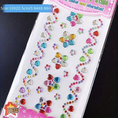 DIY Gem Crystal Acrylic Rhinestone Stickers