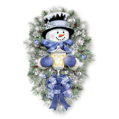 Christmas Sticker Decor Snowman Pine Patterns Glass Window Decal