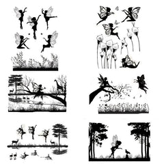 Fairy Girls Rubber Stamp PVC Clear Stamp DIY Scrapbooking Card Making