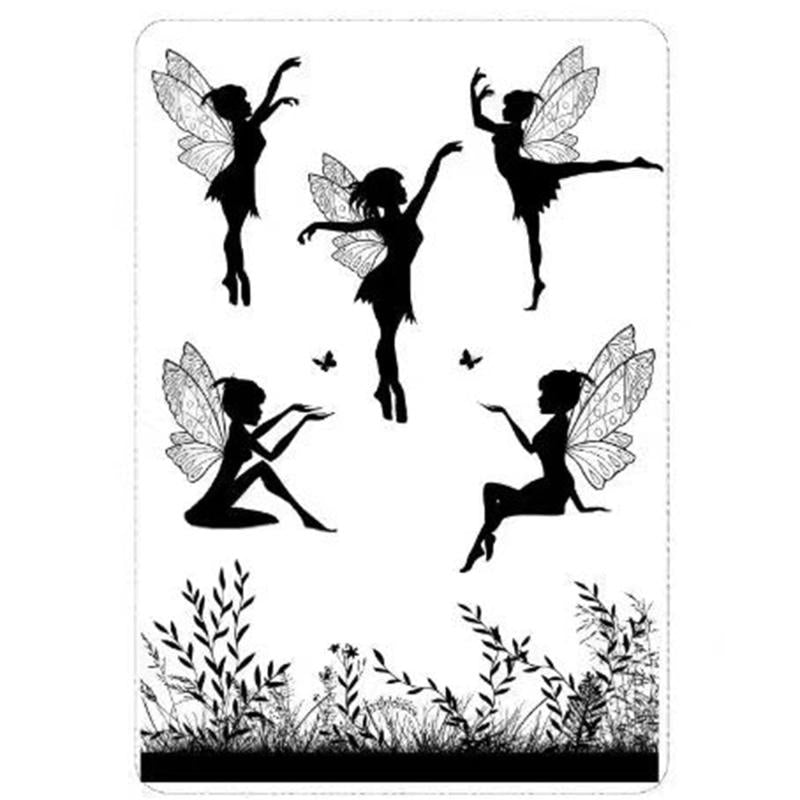 Fairy Girls Rubber Stamp PVC Clear Stamp DIY Scrapbooking Card Making