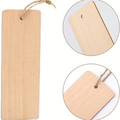 10pcs Wooden Bookmarks for Christmas Wedding Birthday Decor