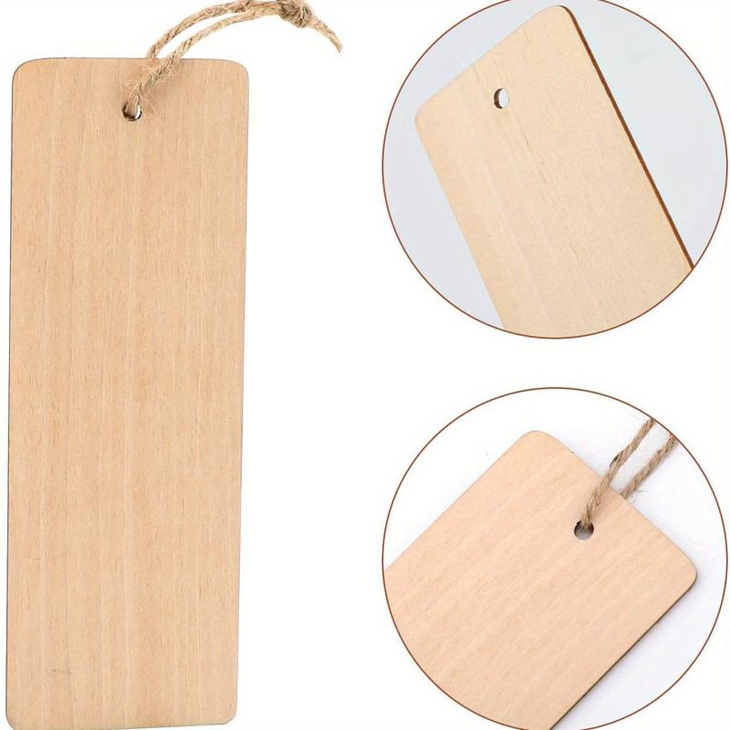 10pcs Wooden Bookmarks for Christmas Wedding Birthday Decor