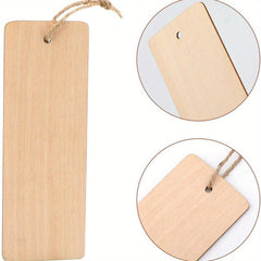 10pcs Wooden Bookmarks for Christmas Wedding Birthday Decor