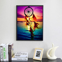 DIY 5D Diamond Art Wind Chime Pictures, Full Round Diamond Craft Kit