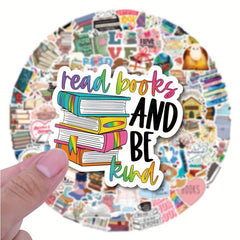 125pcs Book Stickers Reading Stickers Library Stickers Book Accessories