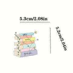 125pcs Book Stickers Reading Stickers Library Stickers Book Accessories