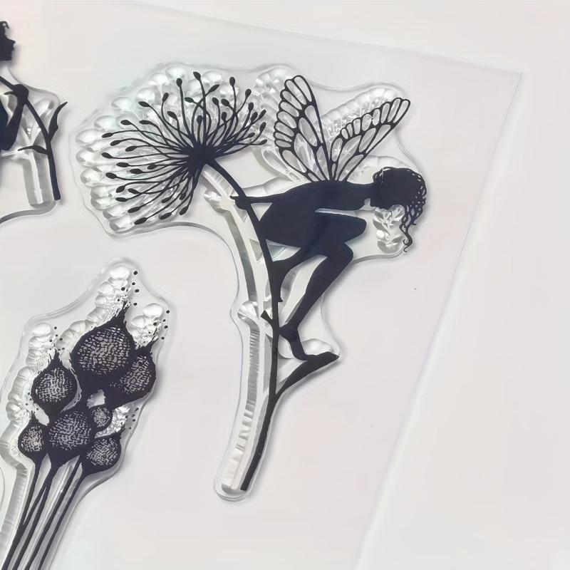 Fairy Flowers & Tree Pattern Stamp Tool for Art Making