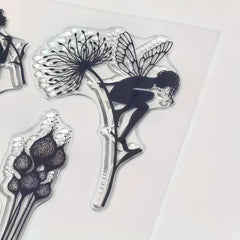 Fairy Flowers & Tree Pattern Stamp Tool for Art Making