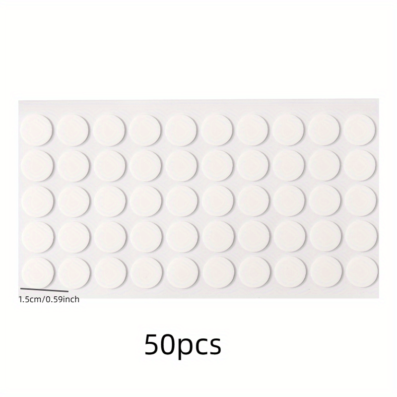 50pcs Acrylic Double sided Tape Transparent Removable Adhesive