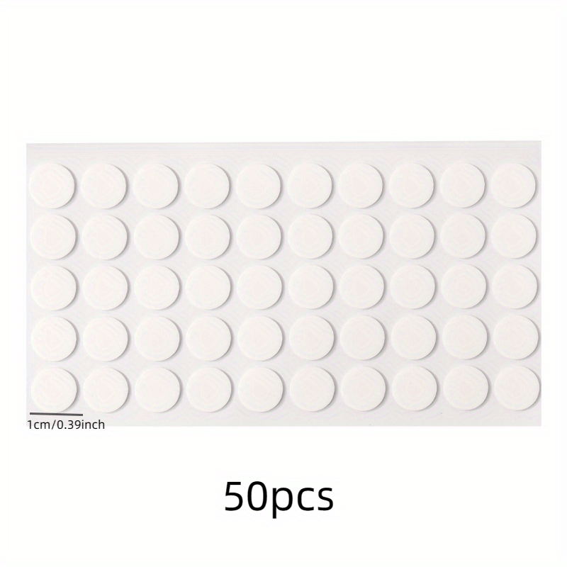 50pcs Acrylic Double sided Tape Transparent Removable Adhesive