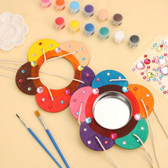Crafts Bird Feeder Wooden DIY Painting Kit Easter Kids Outdoor Garden