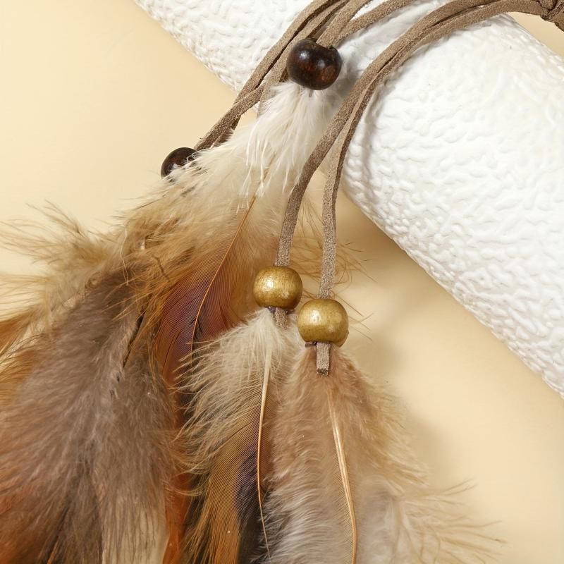 Summer Feather Headband Hair Rope Hair Accessories
