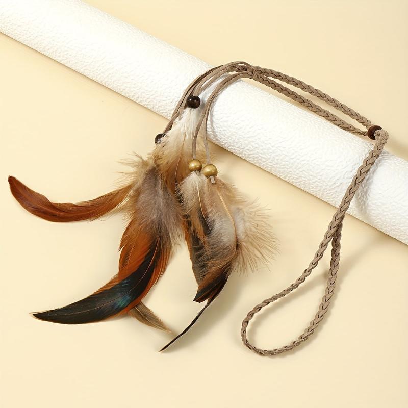 Summer Feather Headband Hair Rope Hair Accessories