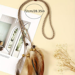 Summer Feather Headband Hair Rope Hair Accessories