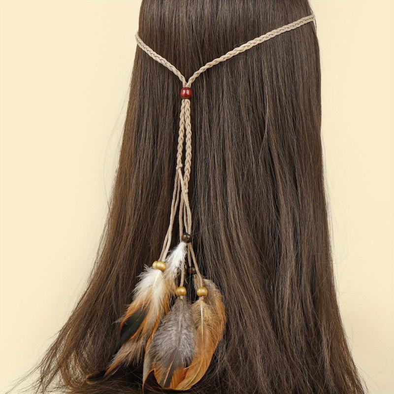 Summer Feather Headband Hair Rope Hair Accessories