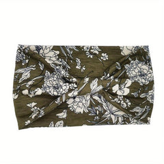 Bohemian Print Yoga Headband Absorbent Stretch Cotton Sports Hair
