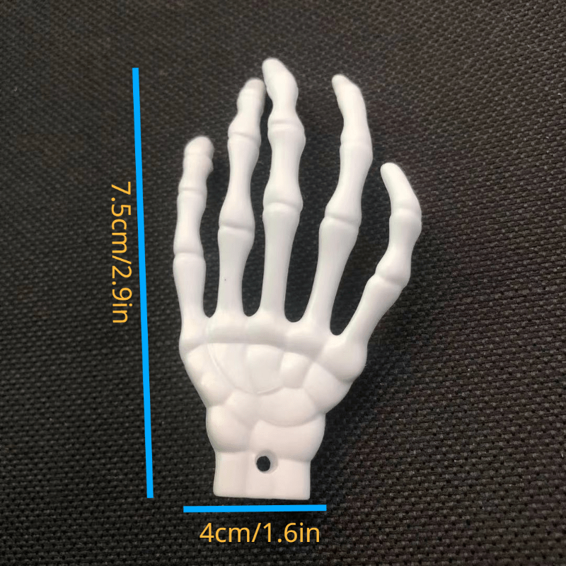 10pcs Skull Hand Halloween Party Skeletons Decoration