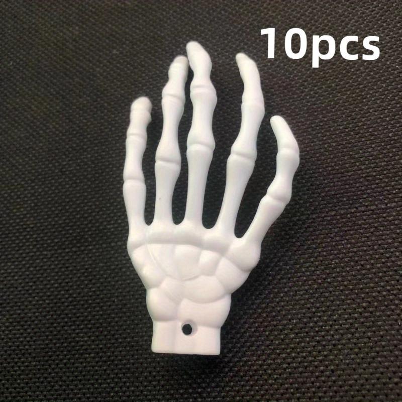 10pcs Skull Hand Halloween Party Skeletons Decoration
