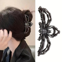 Halloween Spider Hair Clips Double Layer Alloy Clips