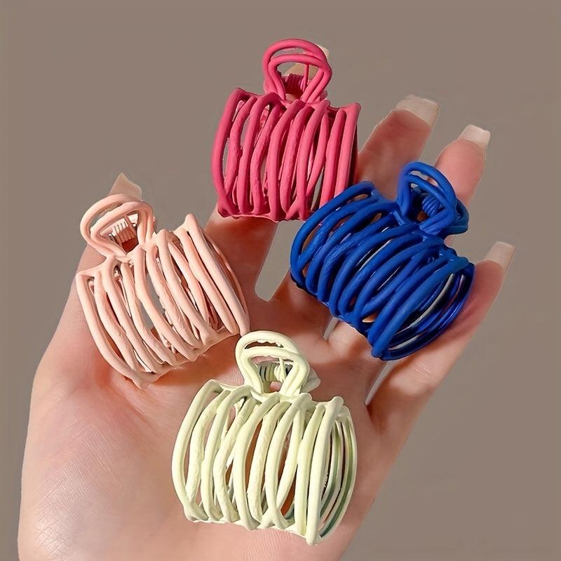 3pcs Metal Hair Claws for Girl High Ponytail Clip Hairpin Headwear