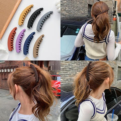 Frosted Claw Hair Clip