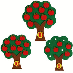 Number Matching Montessori Toy for Kids DIY Craft Ornament Math Game