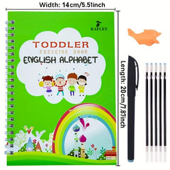 Reusable Learning Math English 3D Calligraphy Book Drawing Copybook