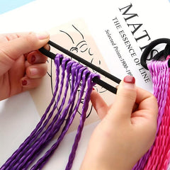Gradient Dreadlock Hair Tie Wig Braid Headwear Elastic