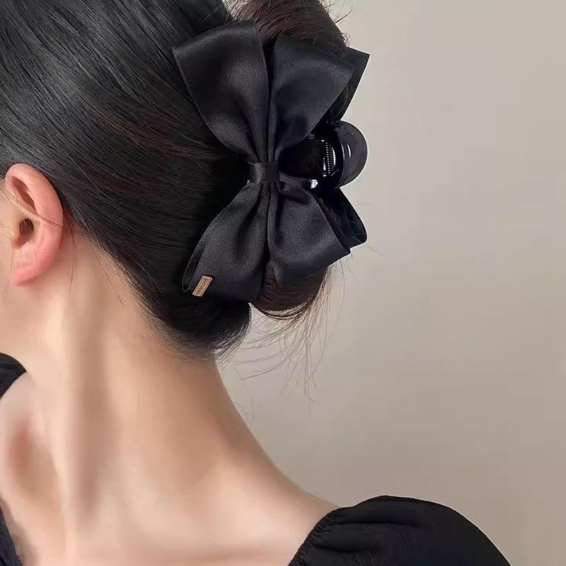 Bow Hair Clip Polyester Hair Accessory