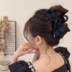 Bow Hair Clip Polyester Hair Accessory