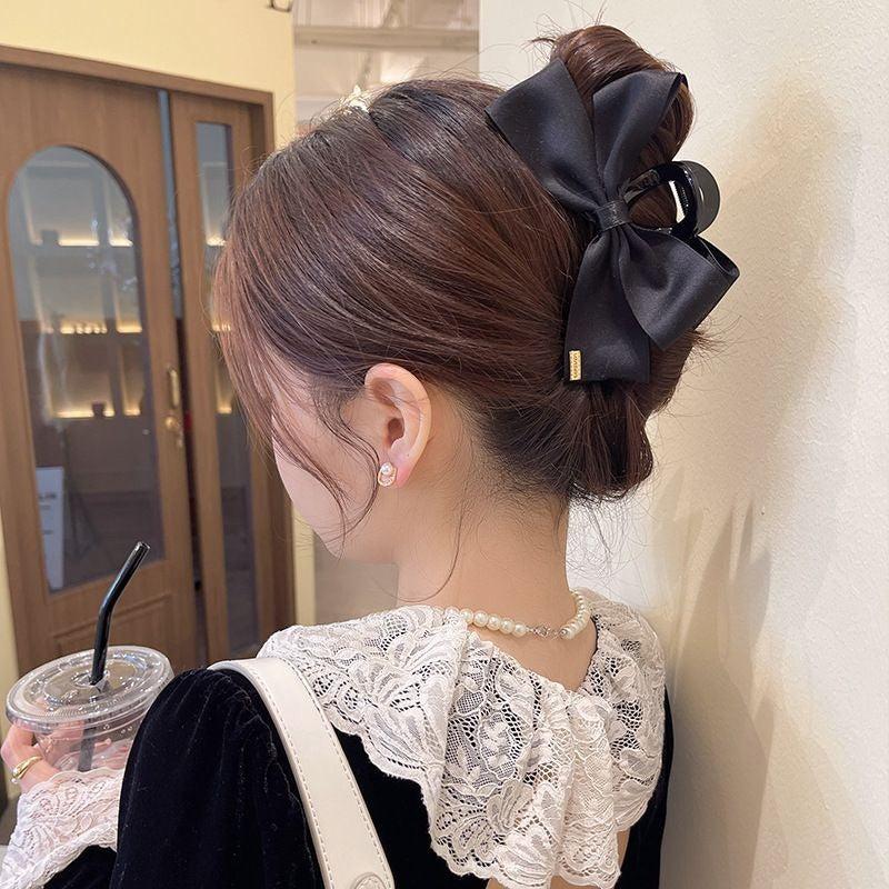 Bow Hair Clip Polyester Hair Accessory