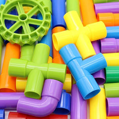 Montessori Water Pipe Building Blocks Toy Construction Educational Gift