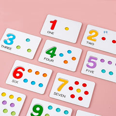 Wooden Number Recognition Puzzle Toy for Kids