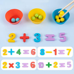 Wooden Number Recognition Puzzle Toy for Kids