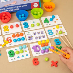 Wooden Number Recognition Puzzle Toy for Kids