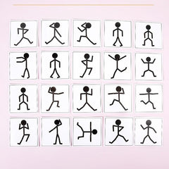 Kids Sports Wooden Man Toy