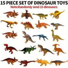 15pcs Mini Dinosaur Set Educational Toys Children Birthday Gift