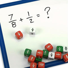 6pcs Educational Score Dice 16MM Teaching Props Arithmetic Zhu Xin Suan Toys