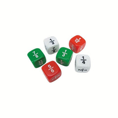 6pcs Educational Score Dice 16MM Teaching Props Arithmetic Zhu Xin Suan Toys