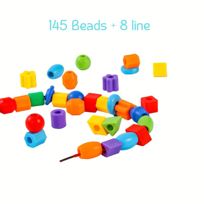 Vibrant Bead Toy Set for Kids - Educational Building Blocks