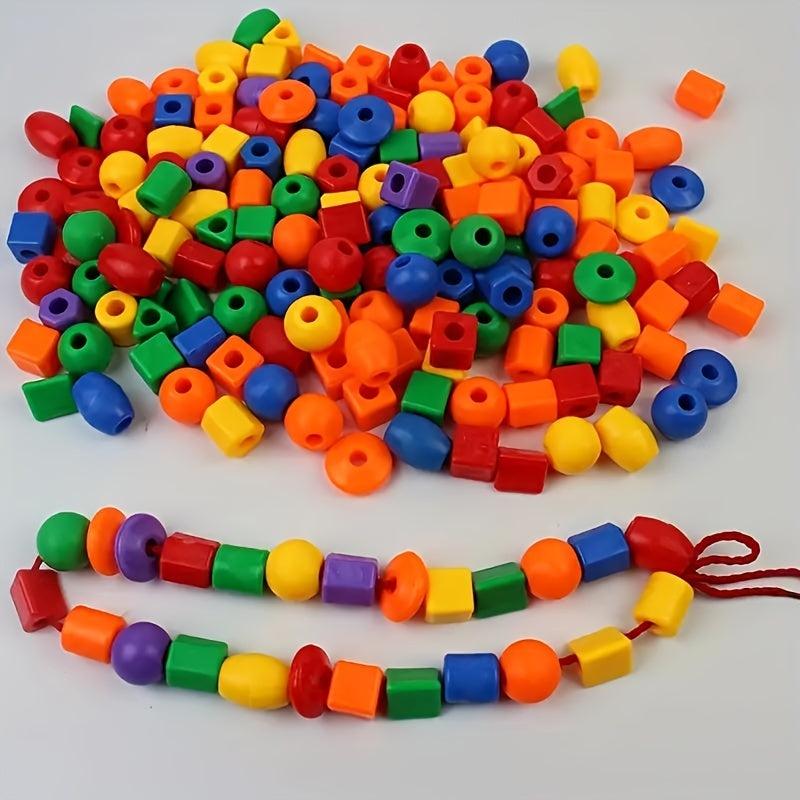 Vibrant Bead Toy Set for Kids - Educational Building Blocks