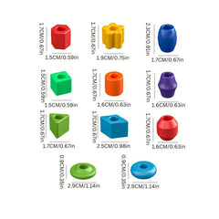 Vibrant Bead Toy Set for Kids - Educational Building Blocks