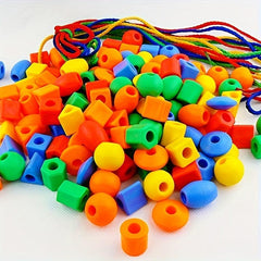 Vibrant Bead Toy Set for Kids - Educational Building Blocks