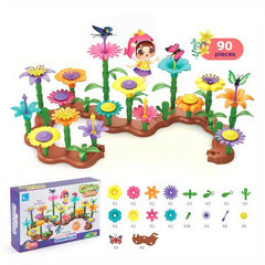 DIY Garden Building Blocks Set Girls Toy