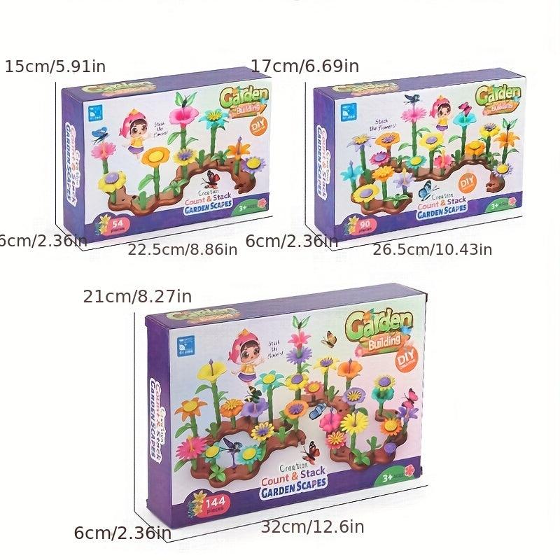 DIY Garden Building Blocks Set Girls Toy